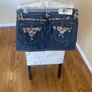 Never worn Taverniti jeans mini skirt